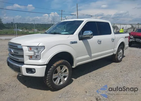 2016 Ford F-150 Platinum z USA, uszkodzony, nr VIN 1FTEW1EF4GFB42768